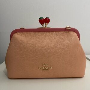 Coach strawberry kisslock